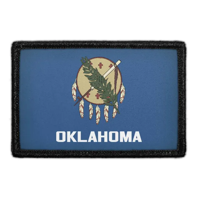 Pull Patch Oklahoma State Flag patch farve