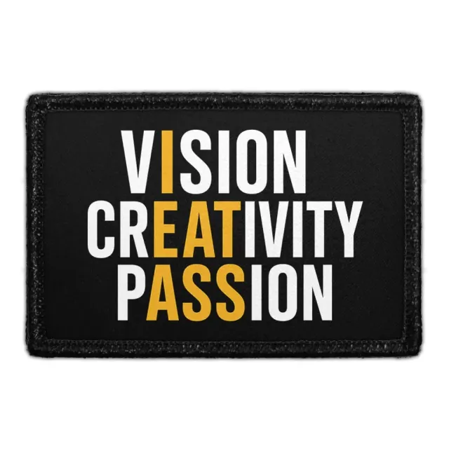Pull Patch Vision Creativity Passion patch velcro