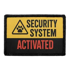 Pull Patch Security System Activated patch med velcro
