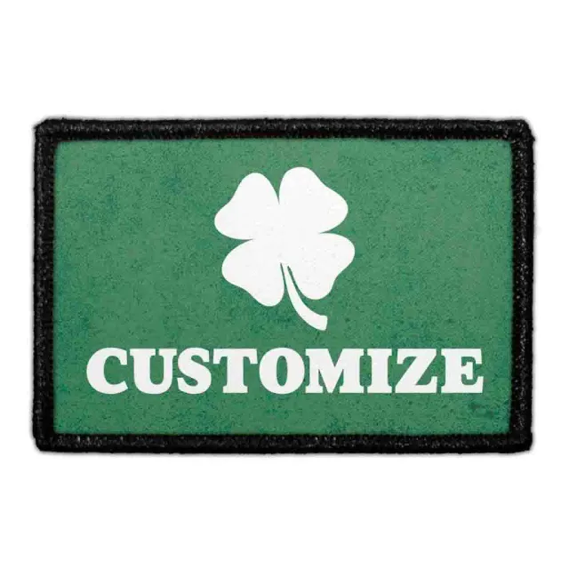 Pull Patch Custom St. Patricks Day patch 3x2 grøn