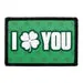 Pull Patch I Shamrock You patch 3x2 velcro grøn