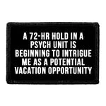 Pull Patch 72-Hr Hold Psych Unit patch velcro 76mm