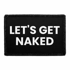 Pull Patch Let’s Get Naked patch med velcro fræk