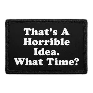 Pull Patch Horrible Idea What Time patch 3x2