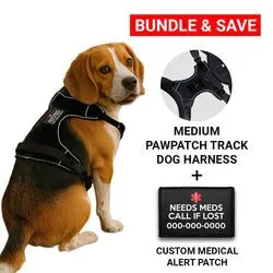 Pull Patch PawPatch Track hundesele medium medical alert