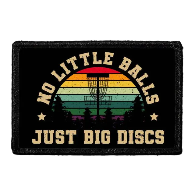Pull Patch No Little Balls patch velcro disc golf