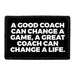 Pull Patch Good Coach velcro patch 7,6x5 cm tekst