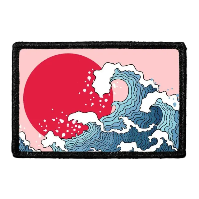 Pull Patch Ukiyo Wave patch velcro japansk bølge
