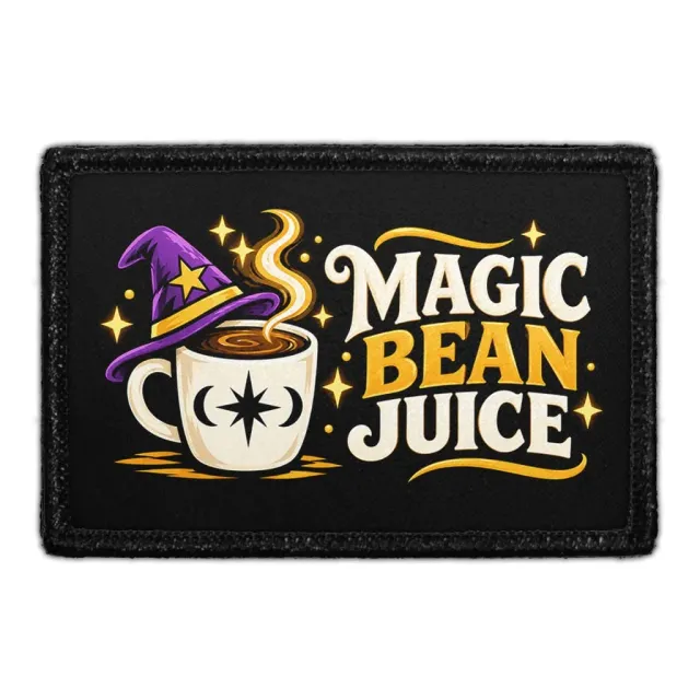 Pull Patch Magic Bean Juice patch med velcro kaffe
