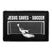 Pull Patch Jesus Saves Soccer patch 7,6x5 cm velcro