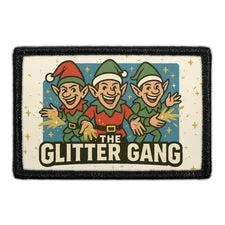 Pull Patch The Glitter Gang patch 7,6x5 cm velcro