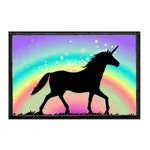 Pull Patch Rainbows And Unicorns patch med velcro regnbue