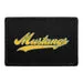 Pull Patch Mustangs Yellow Script patch sort gul