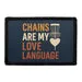 Pull Patch Chains Love Language patch med velcro