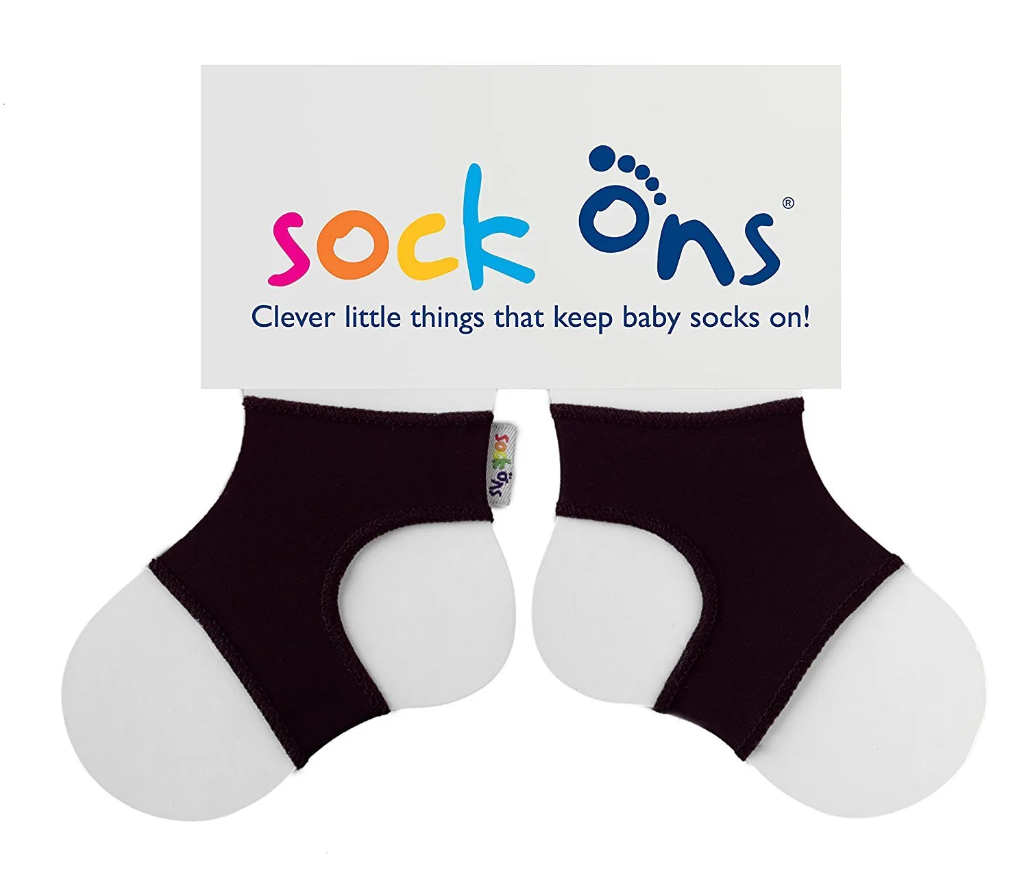 Sock Ons sokkeholder 0-6 måneder fuchsia elastik