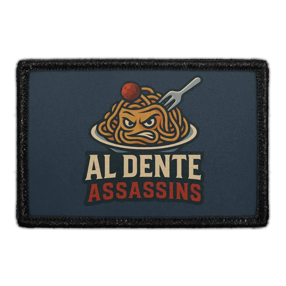 Pull Patch Al Dente Assassins patch velcro 76x51 mm