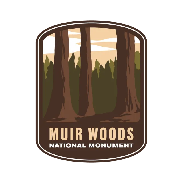 Vagabond Heart Muir Woods klistermærke postkort