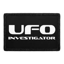 Pull Patch UFO Investigator patch velcro hobby