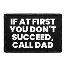 Pull Patch Call Dad patch 7,6x5 cm velcromærke
