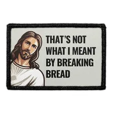 Pull Patch Breaking Bread Jesus patch velcro
