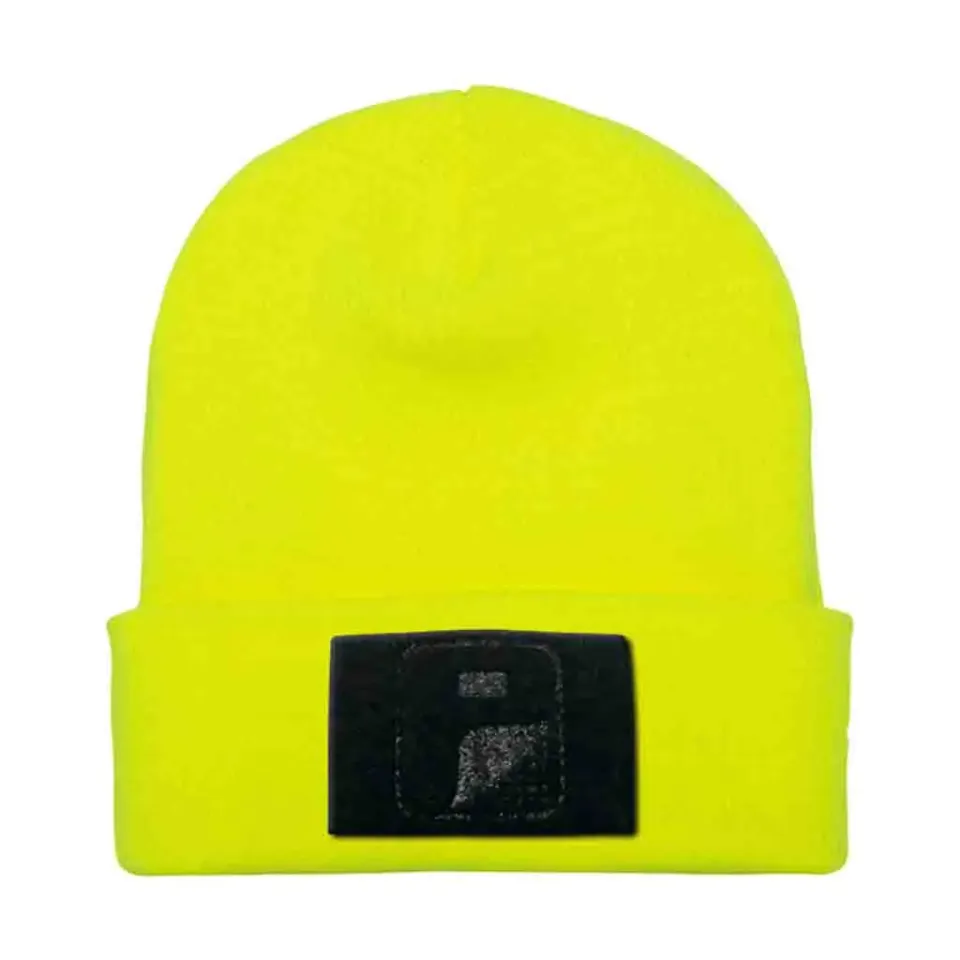 Pull Patch Premium Beanie Flexfit hue gul