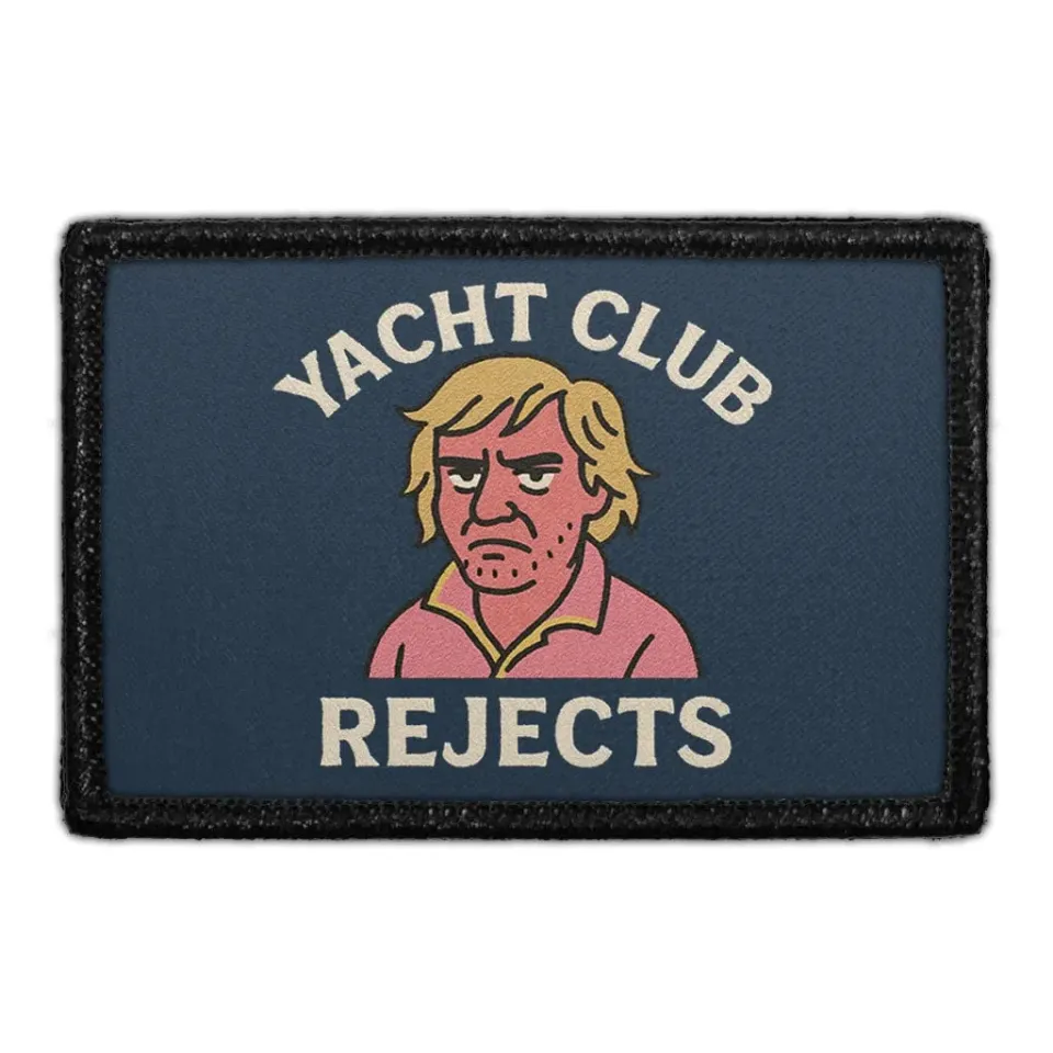 Pull Patch Yacht Club Rejects patch med velcro