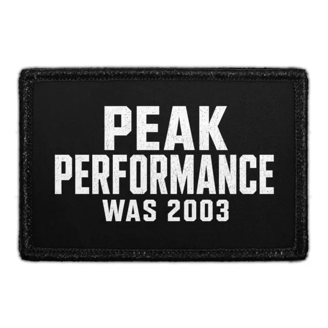Pull Patch Peak Performance Was 2003 patch velcro