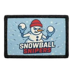 Pull Patch Snowball Snipers patch velcro vintermotiv