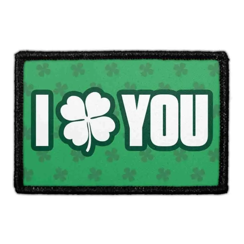 Pull Patch I Shamrock You patch med velcro 7,6x5 cm