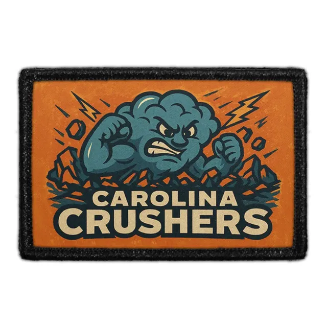 Pull Patch Carolina Crushers patch 1 stk hold velcro