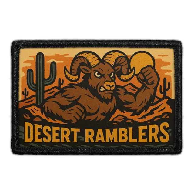Pull Patch Desert Ramblers patch 76x51 mm velcro