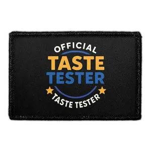 Pull Patch Official Taste Tester patch med velcro sjov