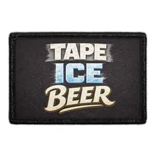 Pull Patch Tape Ice Beer patch med velcro – hockey