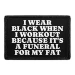 Pull Patch Wear Black Workout patch med velcro