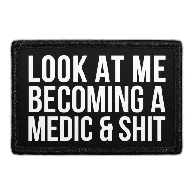 Pull Patch Becoming A Medic patch med velcro