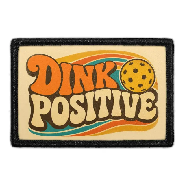 Pull Patch Dink Positive patch 3x2 velcro pickleball