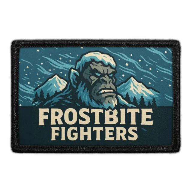 Pull Patch Frostbite Fighters mærke 76x51 mm vinter