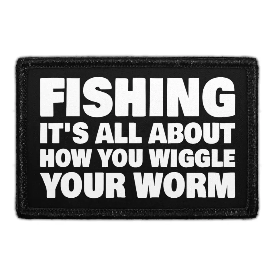 Pull Patch Wiggle Your Worm patch med velcro fisker