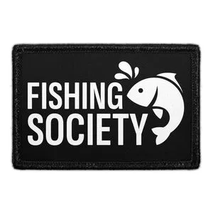 Pull Patch Fishing Society patch velcro klub