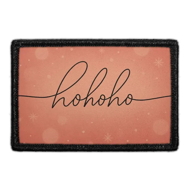 Pull Patch Ho Ho Ho Script patch rød jul