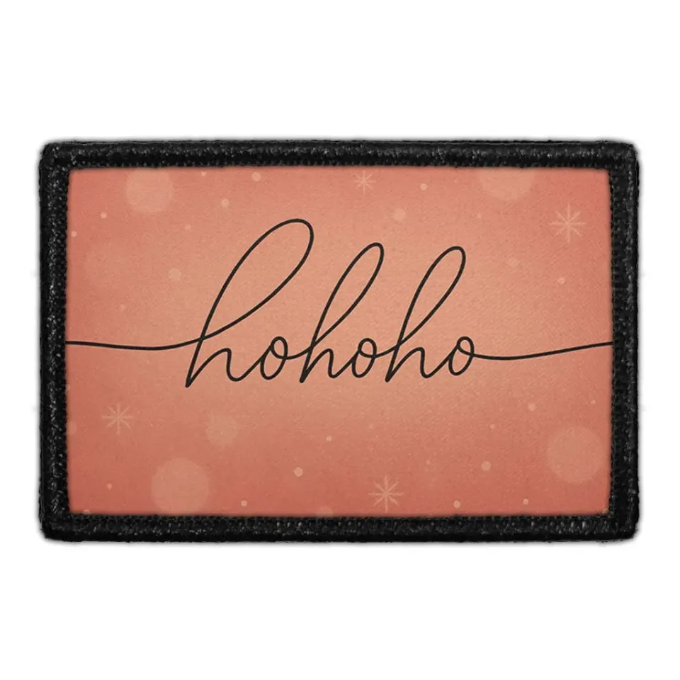 Pull Patch Ho Ho Ho Script patch rød jul