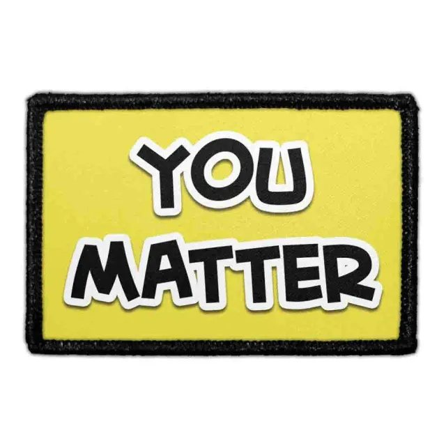 Pull Patch You Matter patch med velcro 76x51 mm