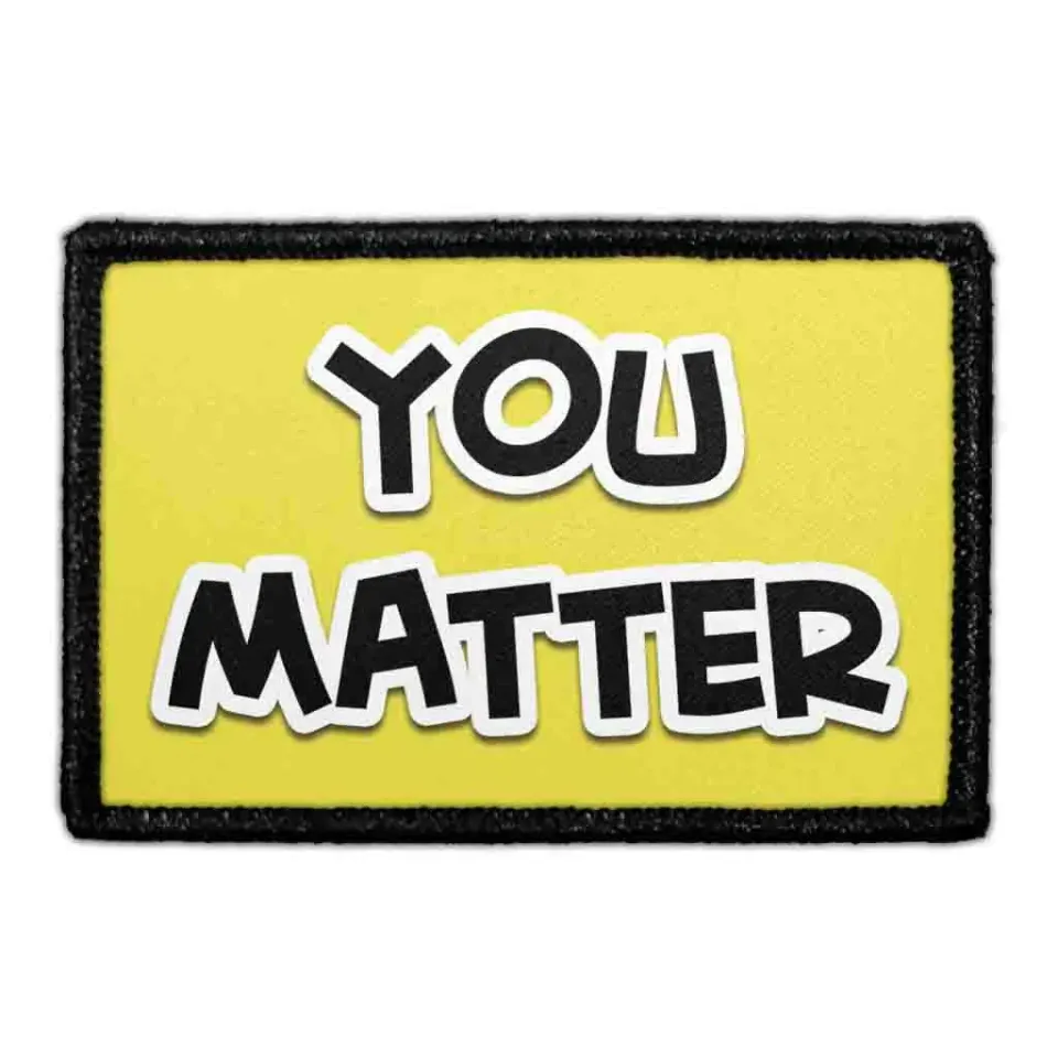 Pull Patch You Matter patch med velcro 76x51 mm