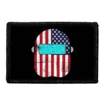 Pull Patch Welder Mask US Flag velcropatch 7,6x5 cm