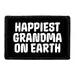 Pull Patch Happiest Grandma patch 76x51mm velcro
