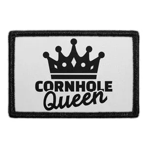 Pull Patch Cornhole Queen patch med velcro 7,6x5 cm