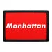 Pull Patch Manhattan Red patch med velcro – rød