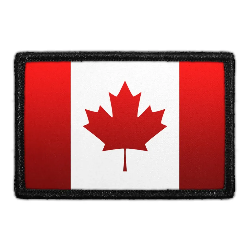 Pull Patch Canada flag patch farve