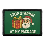 Pull Patch Stop Staring At My Package patch 3x2 fræk