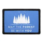Pull Patch May The Forest Be With You patch blå velcro